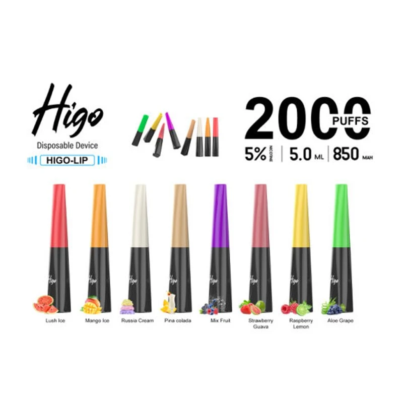 히고 립 2000 일회용 Vape