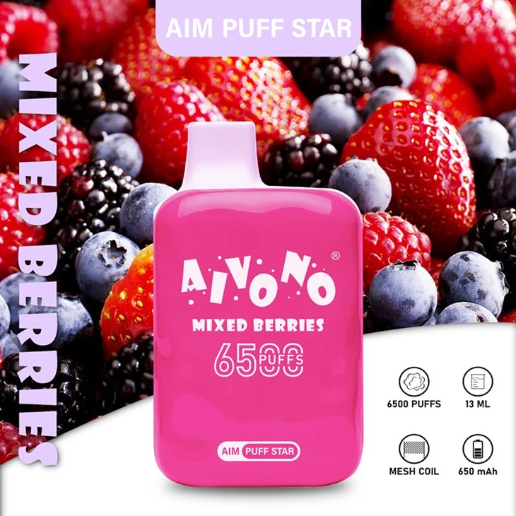 오리지널 Aivono AIM Puffstar 6500 퍼프