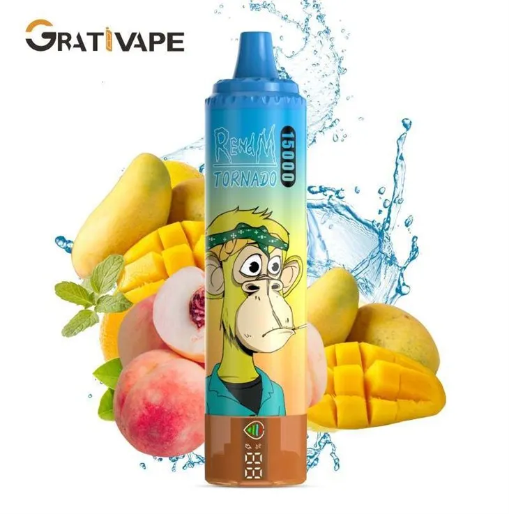 PEACH MANGO Grativape RahdM TORNADO 15000