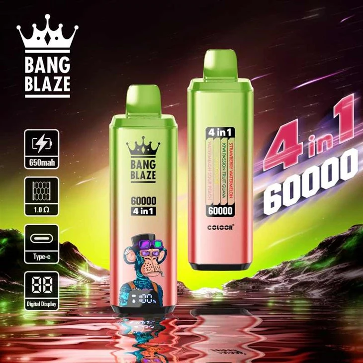 Bang Blaze 60000 퍼프 4 in 1 맛 vape