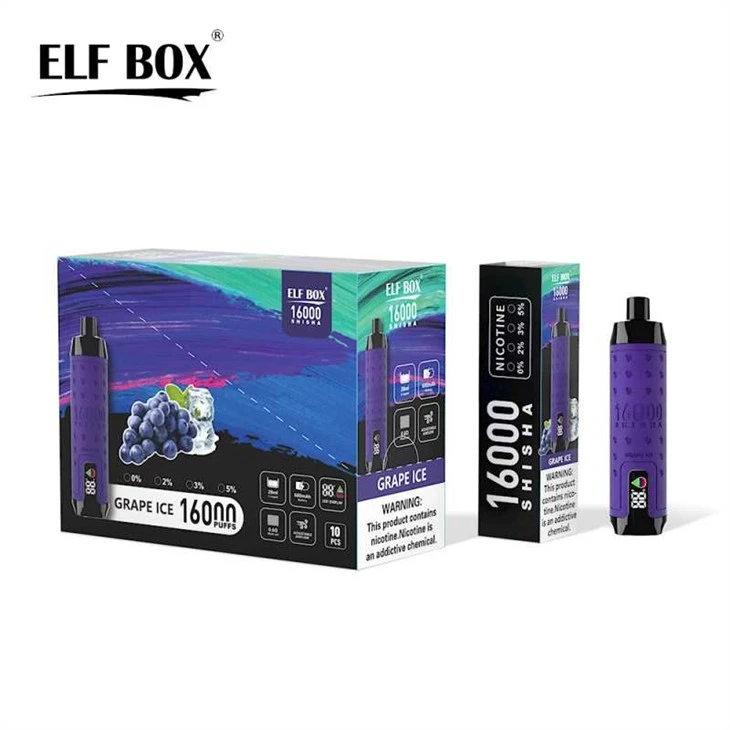 ELF BOX SHISHA 16000 퍼프 일회용 Vape