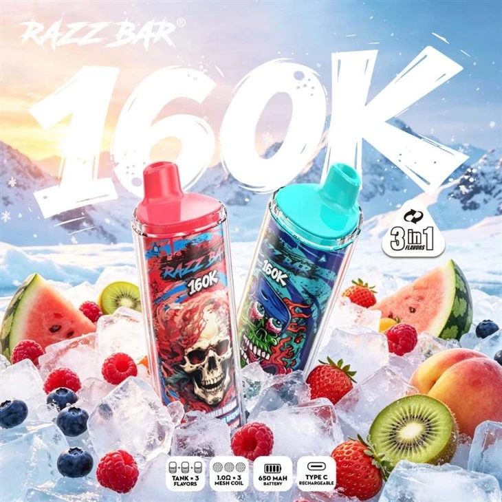 Razz Bar 3인치1 160K 퍼프
