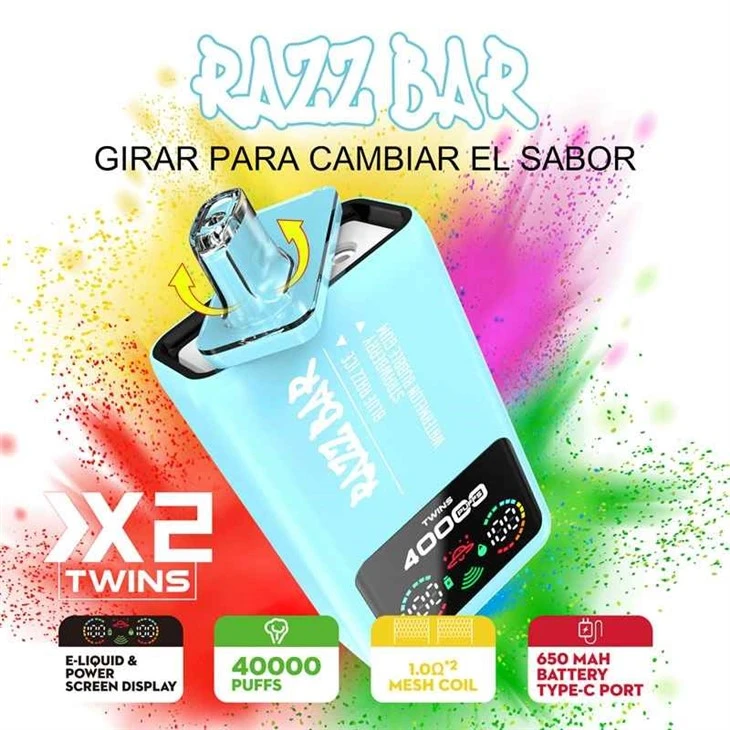 Razz Bar 40000 듀얼 맛