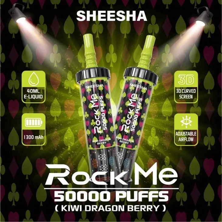 Rockme Sheesha 50000 퍼프 dtl vape