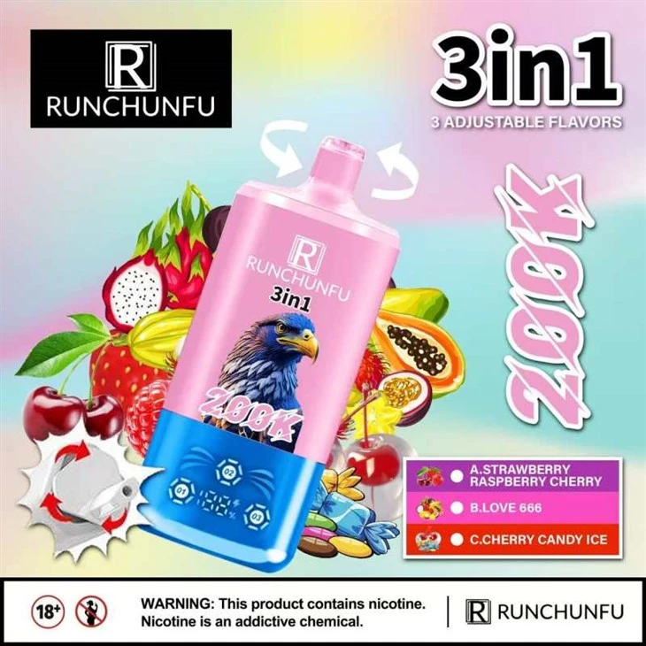 Runchunfu 200K 퍼프 Vape