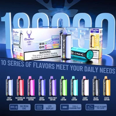 스태그 바 6인치1 180000 퍼프 베이프
