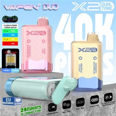 vapen duo 40000 퍼프 듀얼 맛