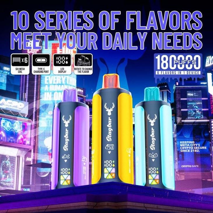 Stag Bar 180K Puffs 6in1 Vape suppliers