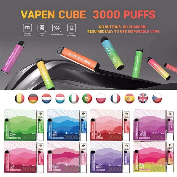 VAPEN CUBE 3000 퍼프