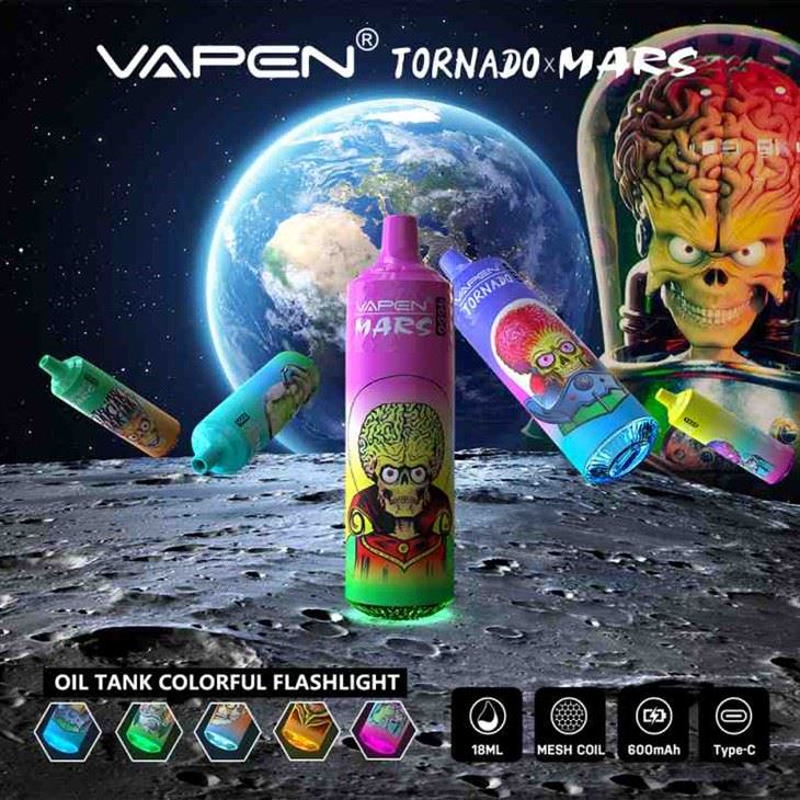 VAPEN TORNADO MARS 9000 일회용 Vape