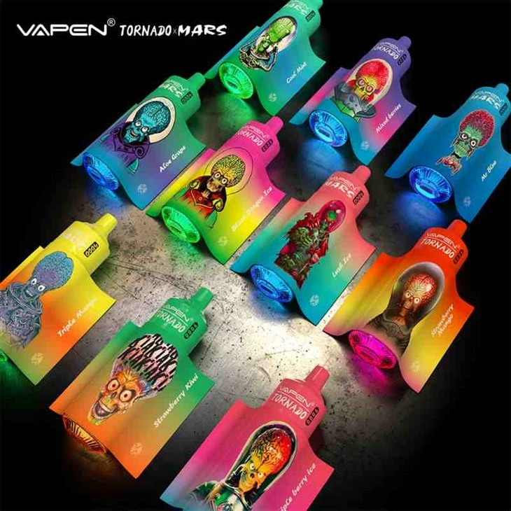 VAPEN 토네이도 MARS 9000 PUFFS Randm Tornado 9000 너머