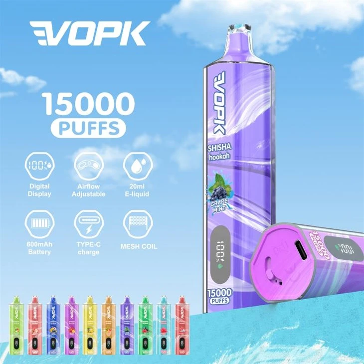 VOPK 시샤 물담배 15000 퍼프 Vape