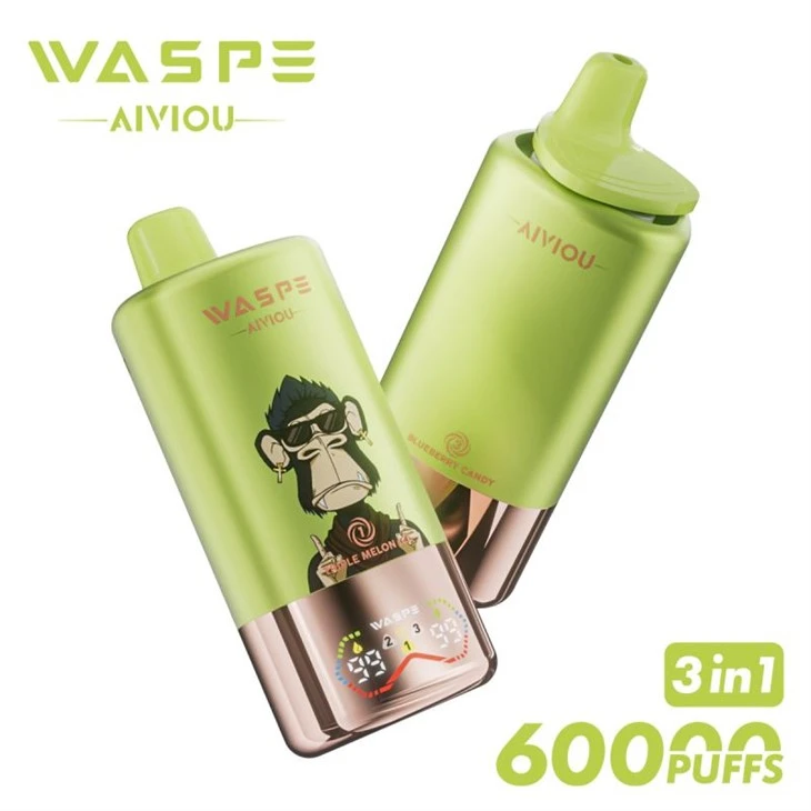 WASPE AIVIOU 60000 퍼프 3 인치 1 3 맛